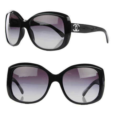 chanel women's black polarized sunglasses|discounted chanel women's sunglasses.